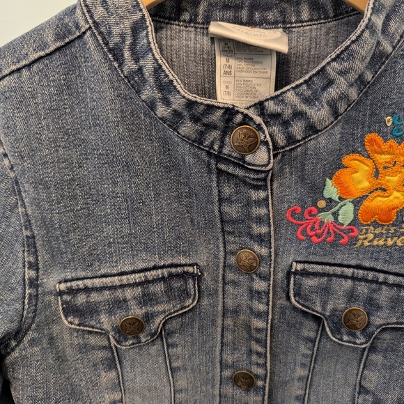 Vintage That's so Raven Disney Denim Jacket Girls 7/8 Y2K - Picture 11 of 16